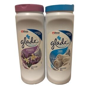 Glade Carpet Refresher 2 jars NEW SEALED 32 oz